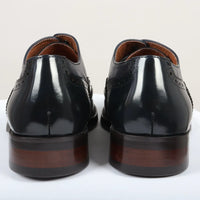 Harry - Sapatos Brogue Masculinos em Verniz Azul Marinho