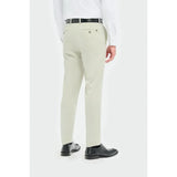 Tropez - Calças sociais masculinas verde-sálvia