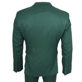 IM08 - Terno Clássico Verde Masculino de 3 Peças