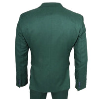IM08 - Terno Clássico Verde Masculino de 3 Peças