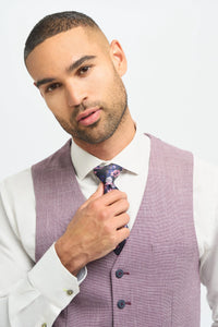 Miami - Colete masculino rosa de corte slim para o verão