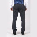 Madrid - Calças de tweed azul para homem