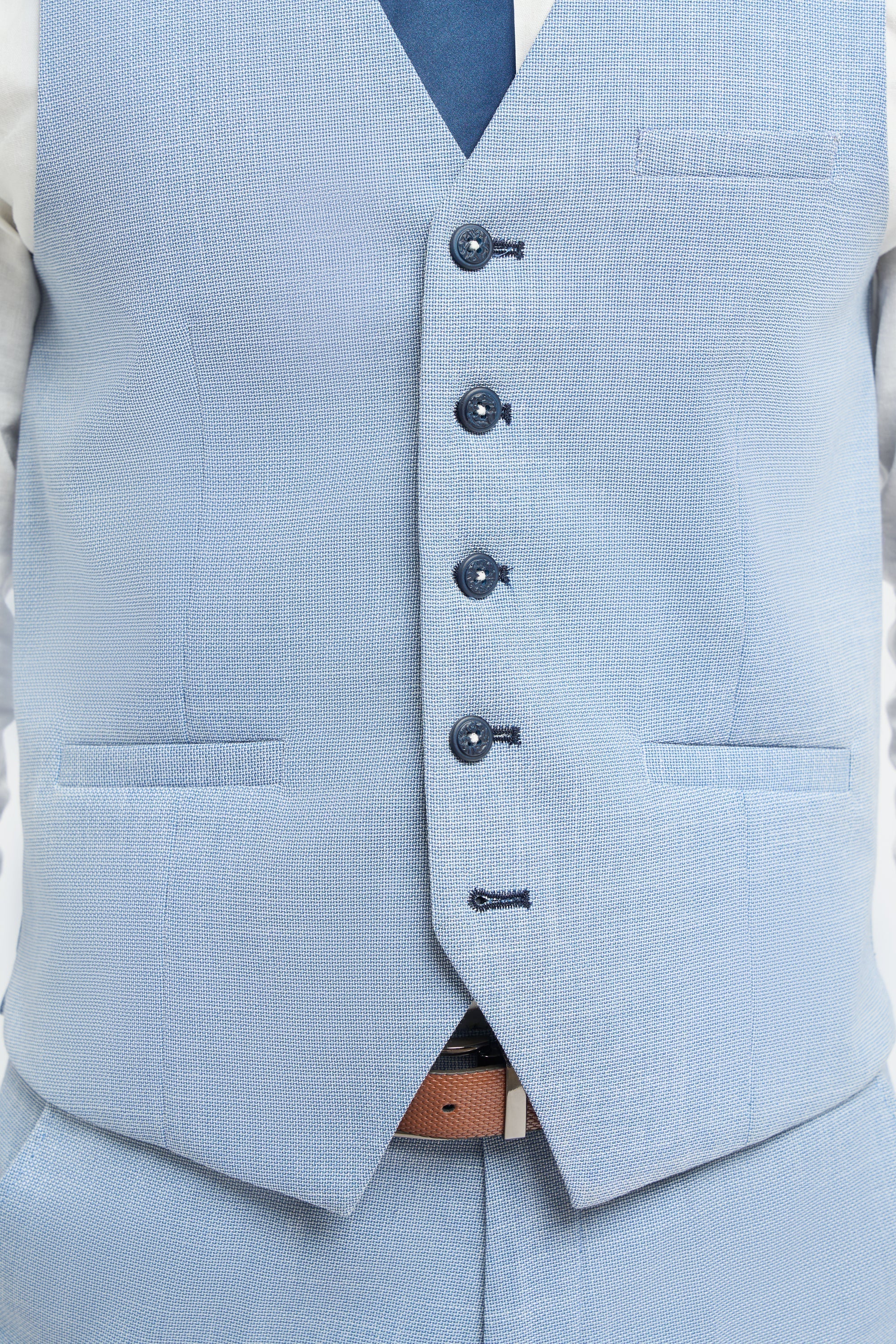 Miami - Colete masculino azul claro para o verão