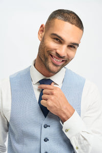 Miami - Colete masculino azul claro para o verão