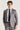 Edward - Blazer masculino cinza de corte ajustado