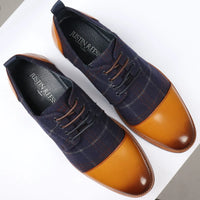 Ronnie - Sapatos Oxford de Couro Masculinos