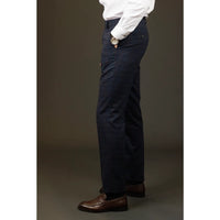 Ryan - Calças masculinas xadrez em tweed azul-marinho
