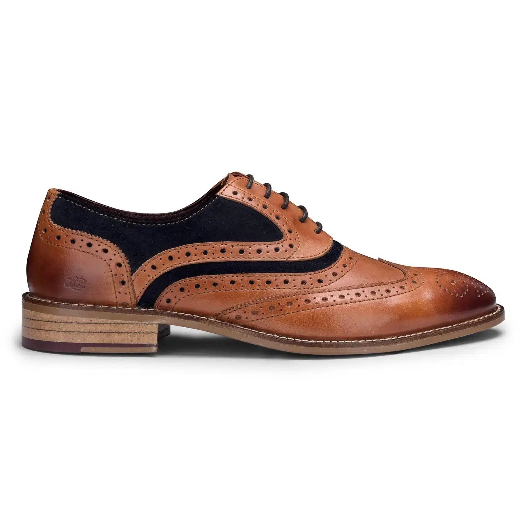 Sapatos masculinos vintage em couro legítimo, estilo brogue, década de 1920, em camurça e tweed, com cadarço, elegantes e formais.