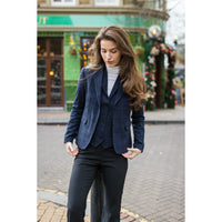 TPSTZ72 - Colete Blazer Feminino em Tweed Azul Marinho