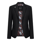 TPW-13 - Conjunto feminino preto liso de 3 peças