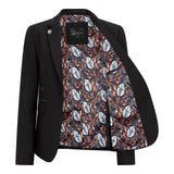 TPW-13 - Conjunto feminino preto liso de 3 peças