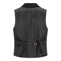 TPW-13 - Conjunto feminino preto liso de 3 peças