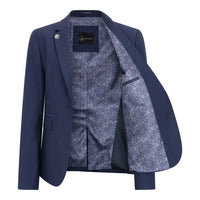 TPW-14 - Conjunto feminino de 3 peças azul marinho liso