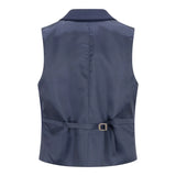 TPW-14 - Conjunto feminino de 3 peças azul marinho liso