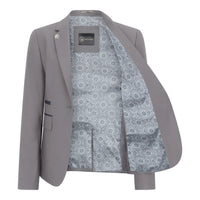 TPW-15 - Conjunto feminino de 3 peças cinza liso