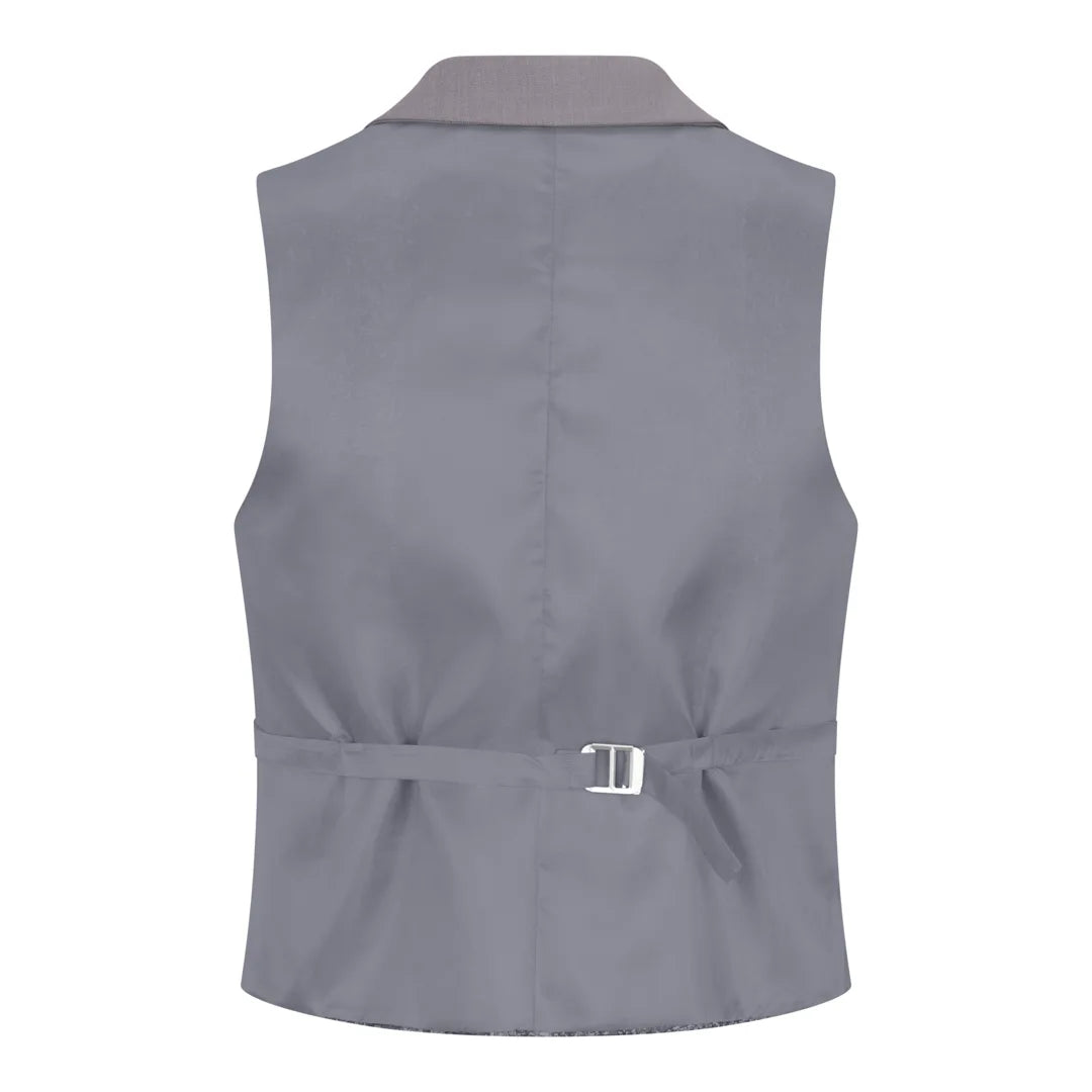 TPW-15 - Conjunto feminino de 3 peças cinza liso
