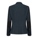 TPW53 - Terno feminino verde de 3 peças com estampa Príncipe de Gales