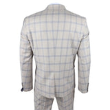 Warwick - Blazer masculino bege xadrez