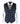 Colete masculino clássico xadrez Príncipe de Gales, azul-marinho, corte slim, estilo vintage para casamento.