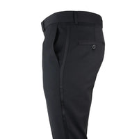 AK-22 - Terno Smoking Preto Masculino de Abotoamento Duplo para Jantar ou Casamento