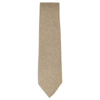 Lenço de bolso/gravata de tweed bege camelo cor carvalho, 5 cm (2")