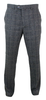 Albert - Calças de tweed cinza para homem