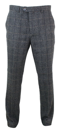 Albert - Calças de tweed cinza para homem