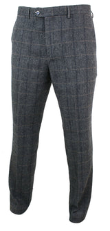Albert - Calças de tweed cinza para homem