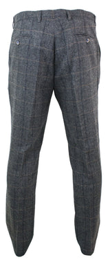 Albert - Calças de tweed cinza para homem