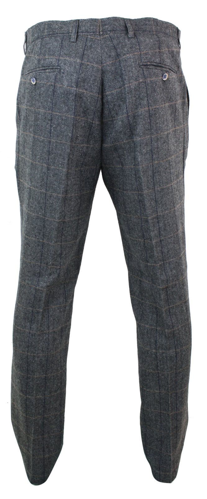 Albert - Calças de tweed cinza para homem