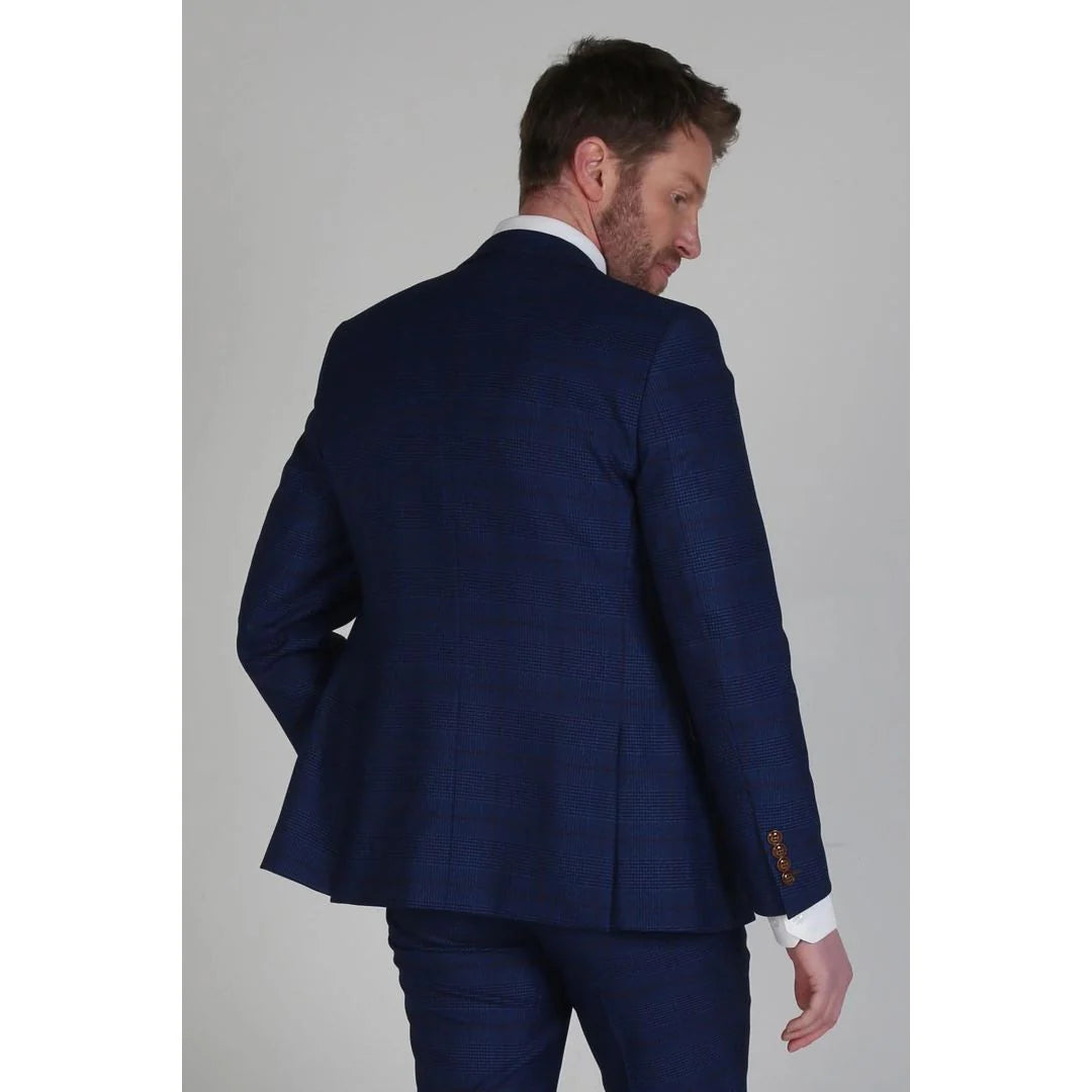 Alex - Blazer masculino azul-marinho