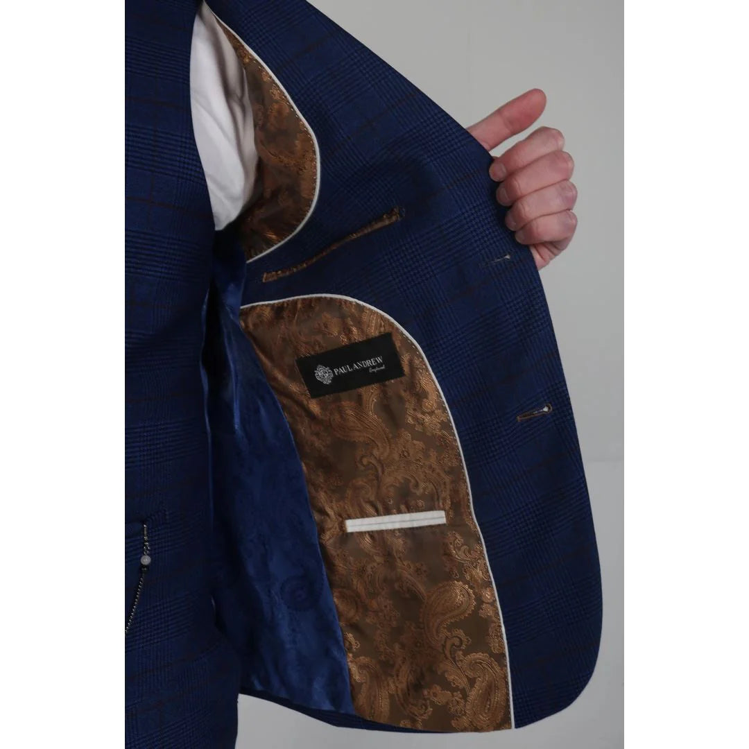 Alex - Blazer masculino azul-marinho