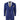 Terno masculino xadrez azul e marrom de 3 peças, corte sob medida, ideal para casamentos, formaturas e corridas de cavalos, estilo Príncipe de Gales.