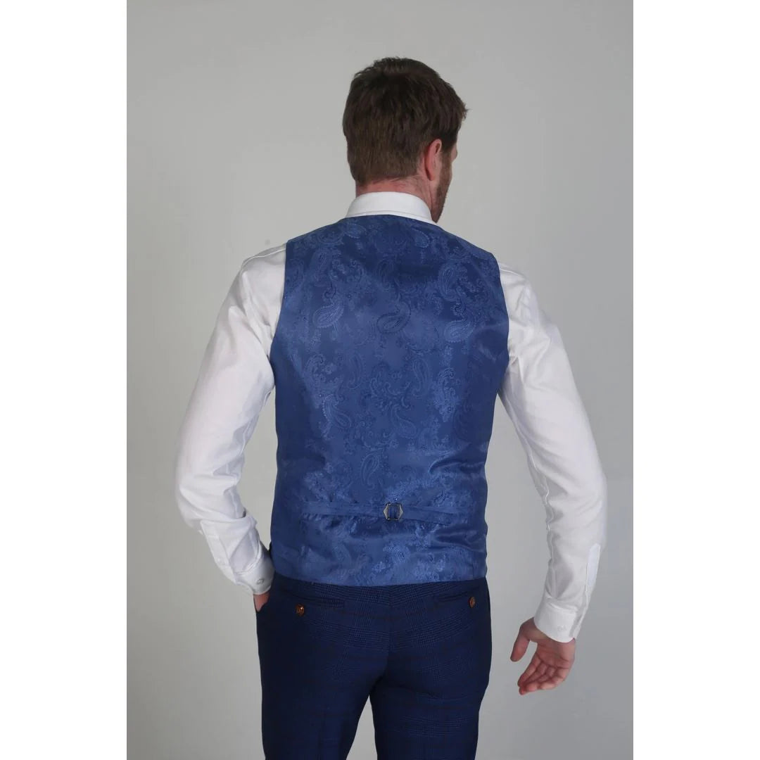 Alex - Colete masculino azul-marinho