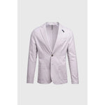 Alvari - Blazer masculino de linho cinza para o verão