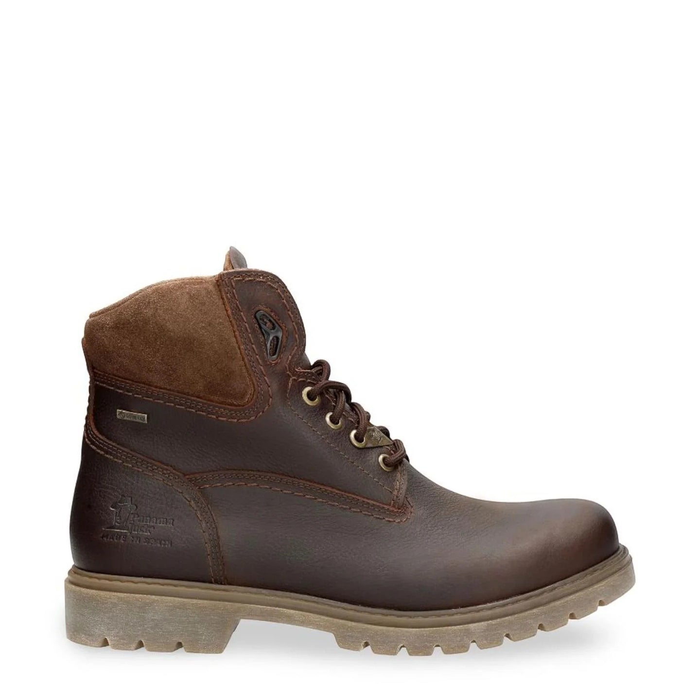 Botas de cano curto Amur GTX C10 masculinas em couro impermeável marrom