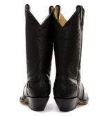 Botas de cowboy masculinas de bico fino, pretas e marrons, estilo Grinders Arizona, em couro legítimo, estilo western cubano.