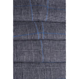Arriga - Blazer masculino xadrez cinza e azul