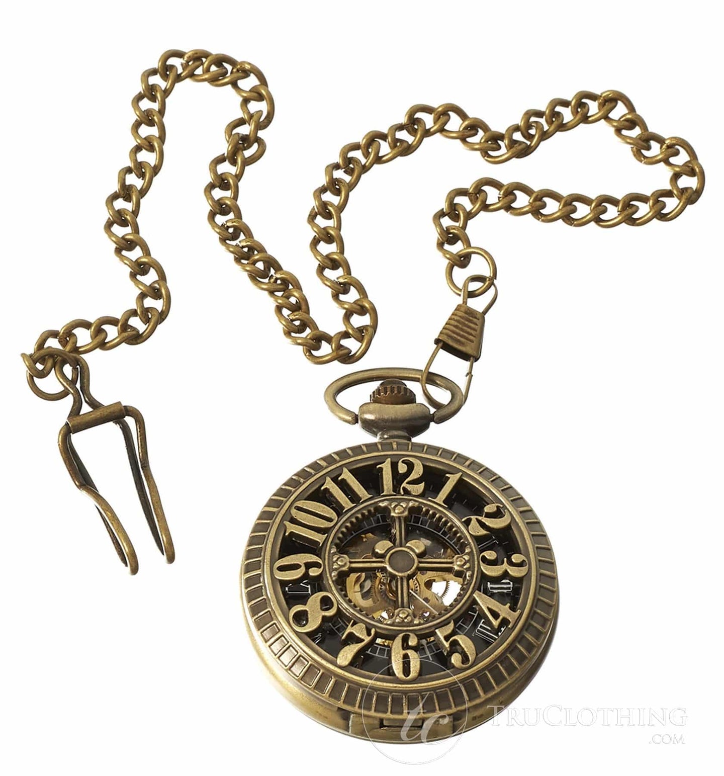 Relógio de bolso mecânico vintage Peaky Blinders - Dourado