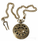 Relógio de bolso mecânico vintage Peaky Blinders - Dourado