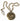 Relógio de bolso mecânico vintage Peaky Blinders - Dourado