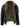 Jaqueta masculina de couro legítimo Sherling Sheepskin Original B3 Flying Pilot, ideal para o inverno - Marrom Gengibre (B3)
