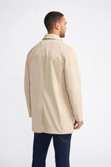 Barracuda - Casaco Trench Coat Clássico Leve Masculino Bege