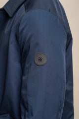 Barracuda - Casaco Trench Coat Clássico Leve Masculino Azul Marinho