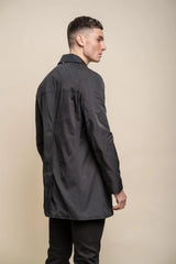 Barracuda - Casaco Trench Coat Clássico Leve Masculino