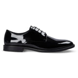 Beaumont - Sapatos Derby Masculinos em Couro Envernizado Preto