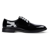 Beaumont - Sapatos Derby Masculinos em Couro Envernizado Preto