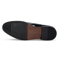 Beaumont - Sapatos Derby Masculinos em Couro Envernizado Preto