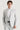 Belmont - Blazer masculino prateado de corte ajustado