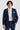 Belmont - Blazer azul-marinho de corte ajustado para homem